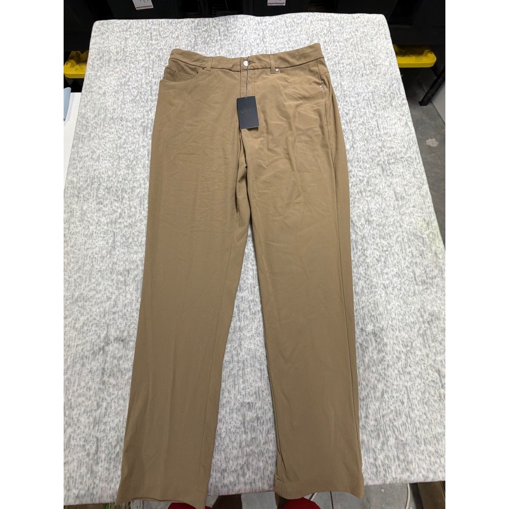 VRST Mens Limitless Slim Fit 5 Pocket Pants Warm Stone Tan W35 L32 MAX200402